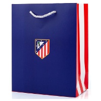 Geschenktüte 32 x 26 x 12 cm - Atlético de Madrid, blau