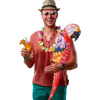 105 cm aufblasbarer Piratenpapagei