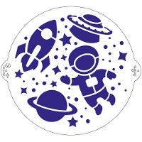 25 cm Raumfahrt-Schablone - Dekorieren