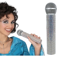 Glitzer-Mikrofon, 21 cm