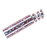 Holografische bunte Luftschlangen - 3,80 m