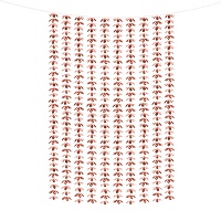 Metallischer Blumenvorhang - 1,00 x 2,10 m