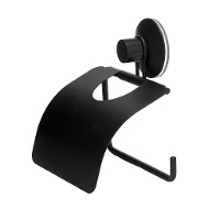 Wandmontierter Toilettenpapierhalter mit Deckel - 1 Stück.