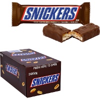 Snickers-Milchschokoladenriegel mit Erdnüssen - 24 Stück