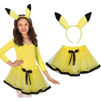 Pikachu-Set mit Haarreif und Tutu