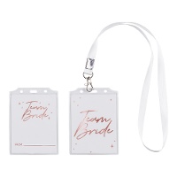 Team Bride Lanyard - 4 Stück