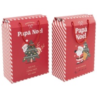 Geschenkbox von Santa Claus mit Griffen - 35 x 24 x 11 cm - 1 Stück