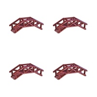 Braune Brücke Kuchen Figur - Dekora - 30 Stück.