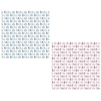 Geschenkpapier Elefant Floral 76,2 x 1,52 m - 1 St.