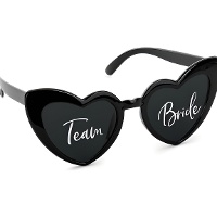 Herz-Sonnenbrille Bride to Be - schwarz