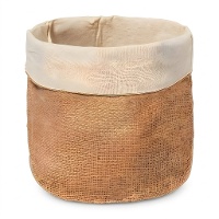 Brotkorb 15 x 15 x 20 cm aus Jute