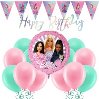 Barbie Party Deko-Pack - 22 Stück