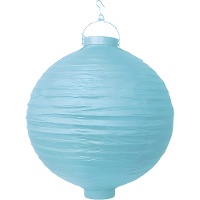 Papierlaterne 30 cm mit LED - 1 Stück