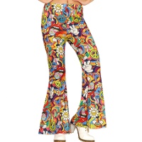 Hippie-Hose der 60er Jahre für Damen