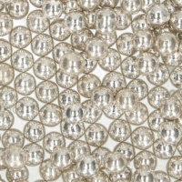 Silberne Zuckerperlen 8 mm mittelgroß - FunCakes - 80 gr