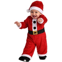 Weihnachtsmann Kostüm für Baby