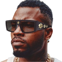 Brille mit Dollar-Symbol