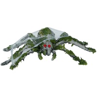Spinne mit Moos 22 cm