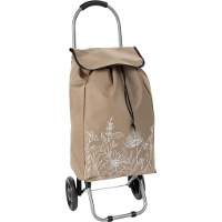 Faltbarer Einkaufstrolley 33 L mit Blumenmuster