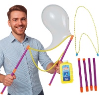 Riesiges Seifenblasen-Set mit Stäben und Schnur