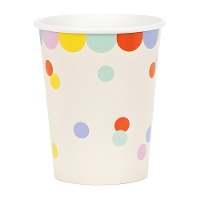 Konfetti-Becher, 220 ml - 6 Stück