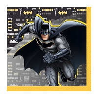 Batman City-Servietten 16,5 x 16,5 cm - 16 Stück