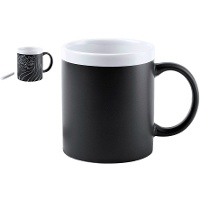 Tasse mit 350 ml und Tafel zum Bemalen - 1 Einheit
