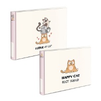 Horizontales Haftfotoalbum für Katzen - 1 Stück
