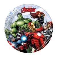 Avengers in Aktion Teller 19,5 cm - 8 Stück