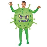 Aufblasbares Virus-Kostüm für Erwachsene
