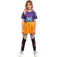 K-Pop-Sängerin Kostüm in Lila für Mädchen - VERFÜGBAR JANUAR 2026