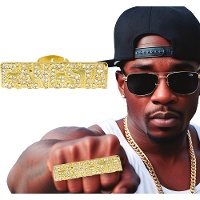 Gangsta-Ring im Hip-Hop-Stil