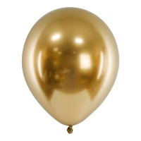 12 cm Chrom-Latex-Ballons - PartyDeco - 50 Stück