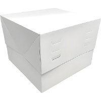 Tortenbox 15 x 15 x 20 cm - Höhe bis zu 24 cm verstellbar