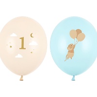 Latexballons mit Baby?Maus?Motiv, 30 cm - 50 Stück