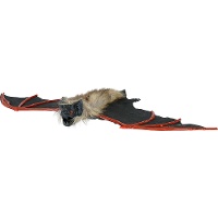 Schwarzer 38 cm großer Fledermaus-Anhänger