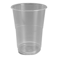 Transparente Plastikbecher 500 ml - 50 Stück