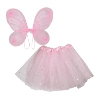 Feenset mit Flügeln und Tutu
