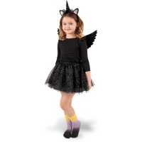 Schwarzes Einhornset für Kinder