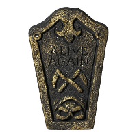 Grabstein mit der Aufschrift 