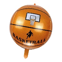 Orbz-Ballon im Basketball-Design, 63 cm