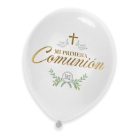 Latexballons für die erste Kommunion JHS, 30 cm - 6 Stück