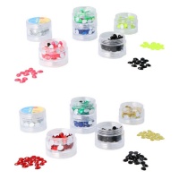 Ovale, bunte Acrylsteine in der Größe 6 x 8 mm - 600 Stück