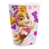 Becher von Paw Patrol Skye und Everest in Rosa, 200 ml - 8 Stück