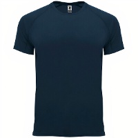 T-Shirt aus 100% Polyester, marineblau - Roly