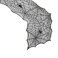 Tischläufer aus Spinnweben und Fledermäusen - 1,80 m
