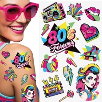 Tatuajes temporales años 80