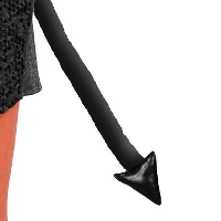 Schwarzer Teufelsschwanz, 43 cm lang