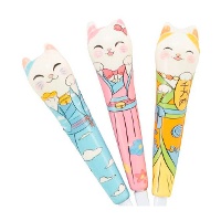 Glücks-Katzen-Stift, 3 Modelle - 1 Stück