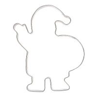 Weihnachtsmann-Ausstechform, 10 cm - Wilton